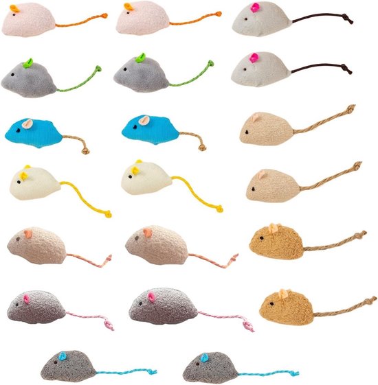 Vitakraft Pluche Muis Met Kattenkruid – 1 Stuks, Interactief Kattenspeelgoed, Stimuleert Jachtinstinct En Spel