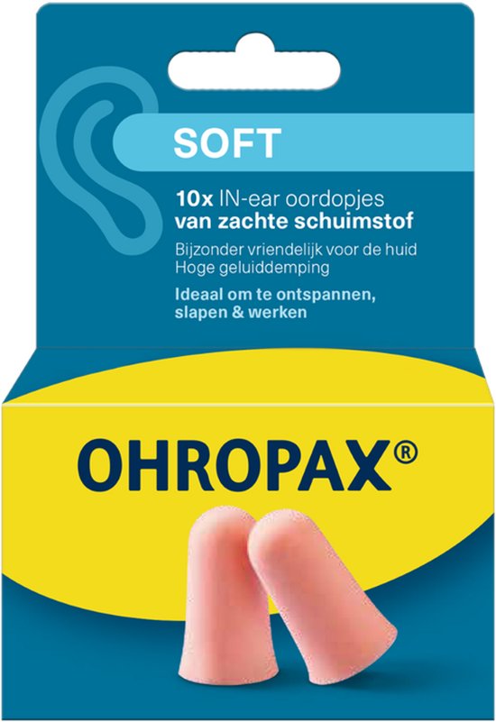 Ohropax Soft (10 stuks)