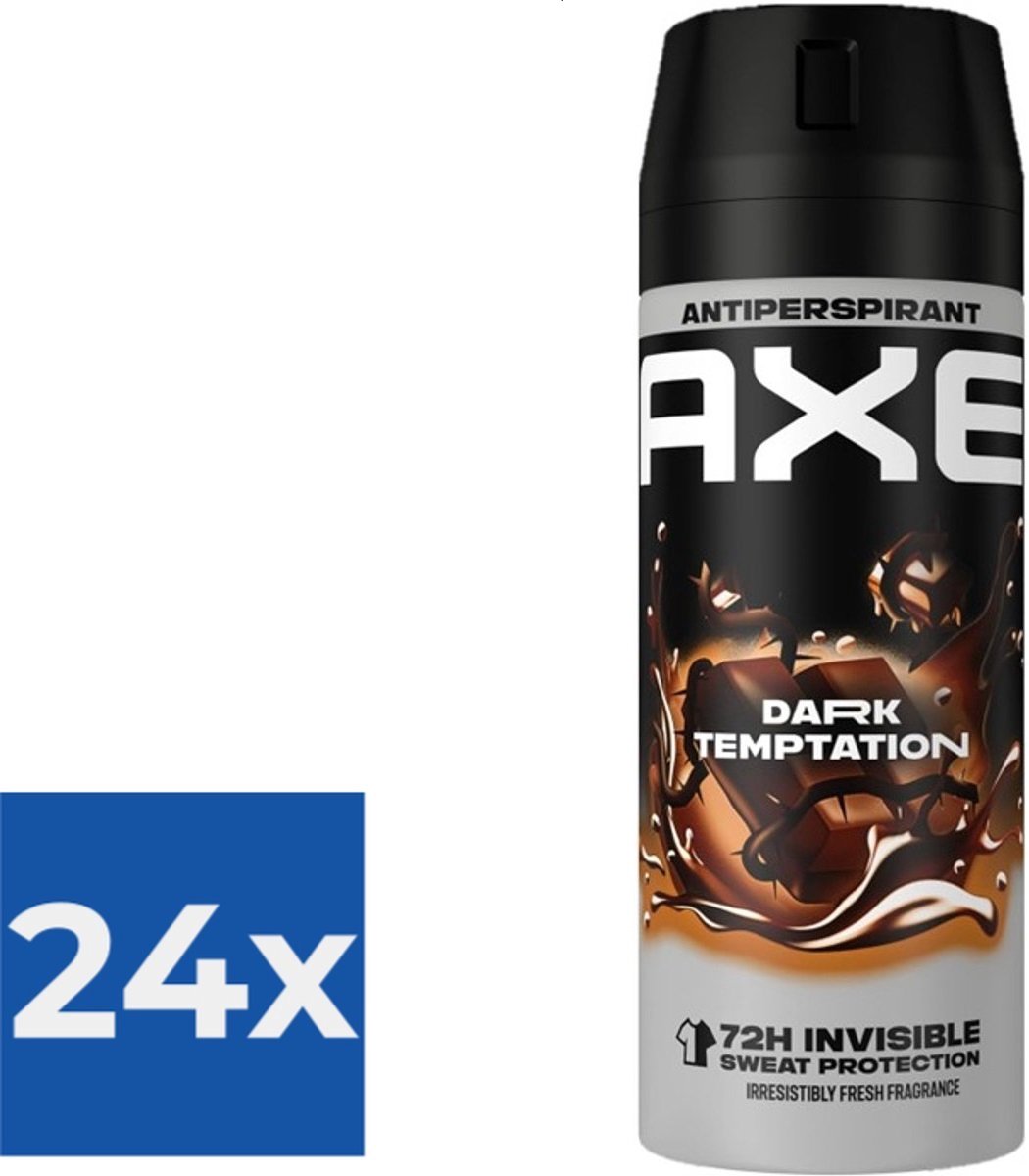 Axe - Anti-Perspirant 48h Dry Protection spray'u Dark Temptation - 150ML - Voordeelverpakking 24 stuks
