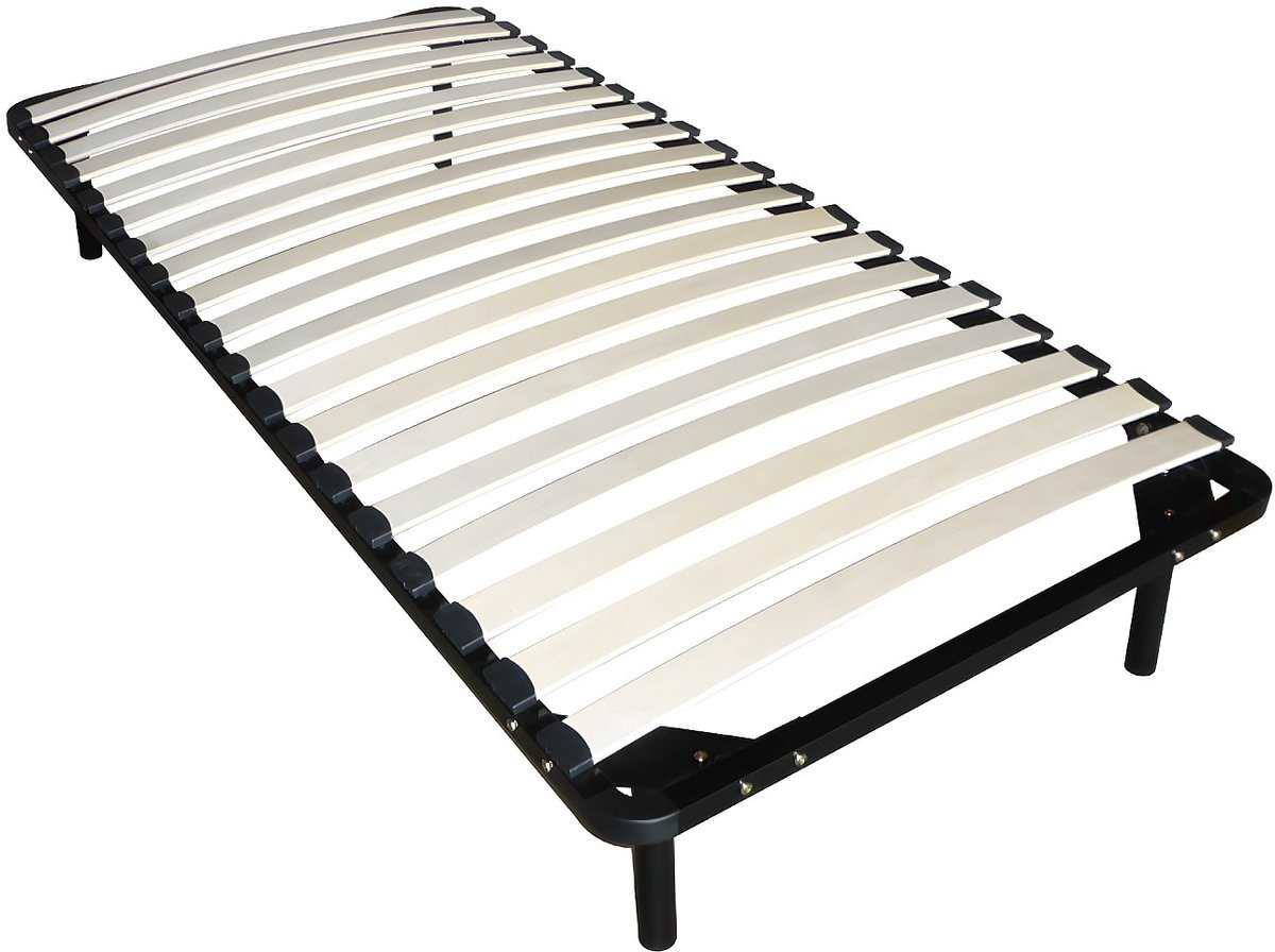 Vente-unique Set 90 x 200 cm lattenbodem + matras van schuim van 15 cm dik - DANAE II van YSMÉE