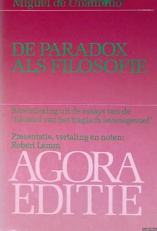De paradox als filosofie
