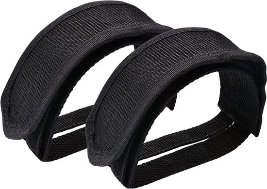 1 Paar Nylon Fietspedalen Met Teenclips En Riemen – Voor Mountainbike, Fixie En Racefiets