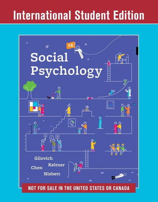 Social Psychology (Fifth International Student Edition) - cover