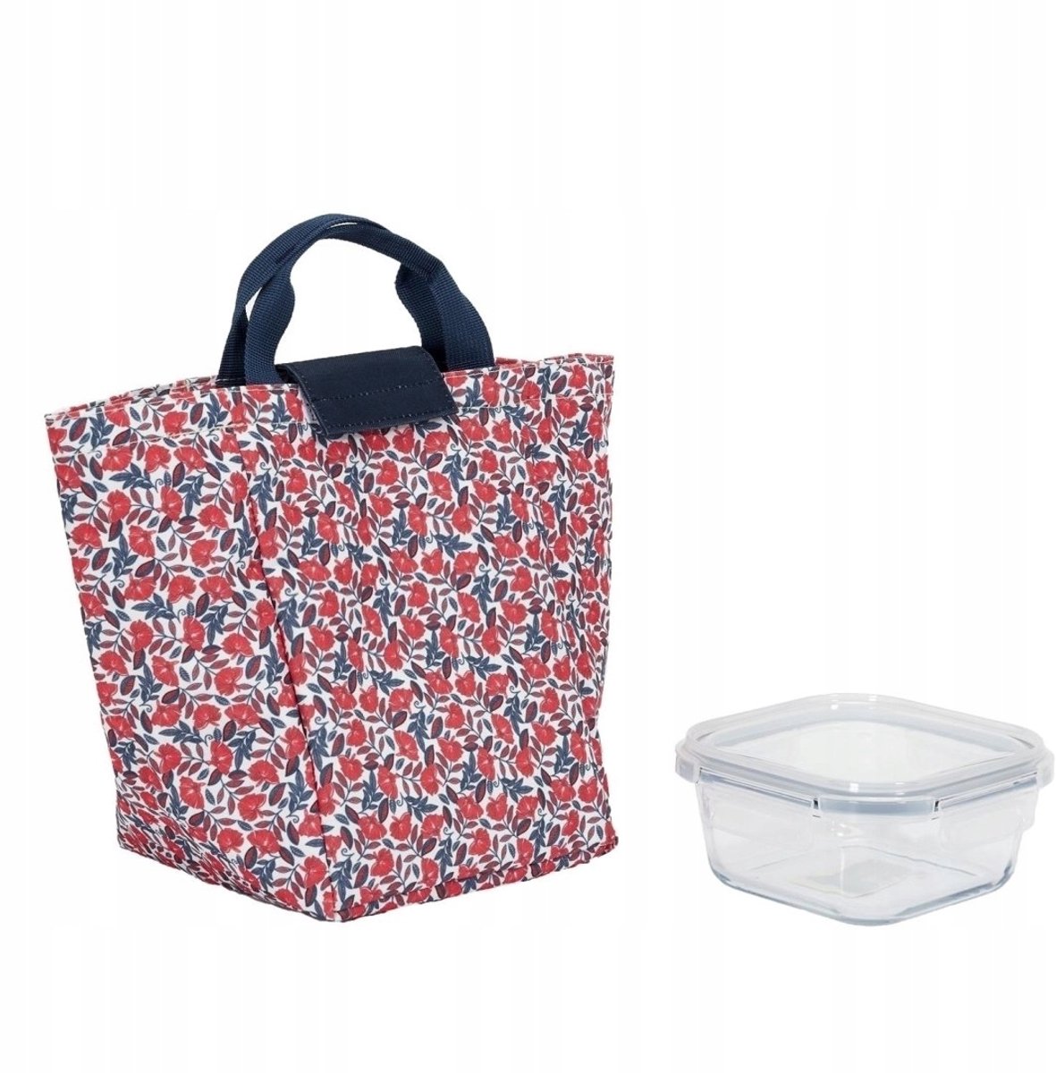 Rode Lunchbox & Thermotas Set - Glas & Isolatie