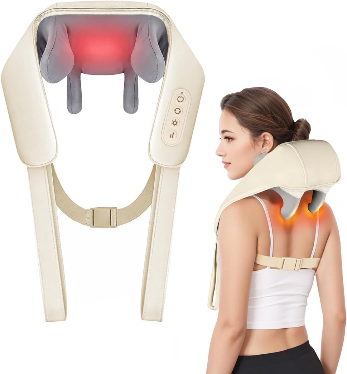 White-Label® Nekmassage Apparaat - Massagekussen - Massage Apparaat