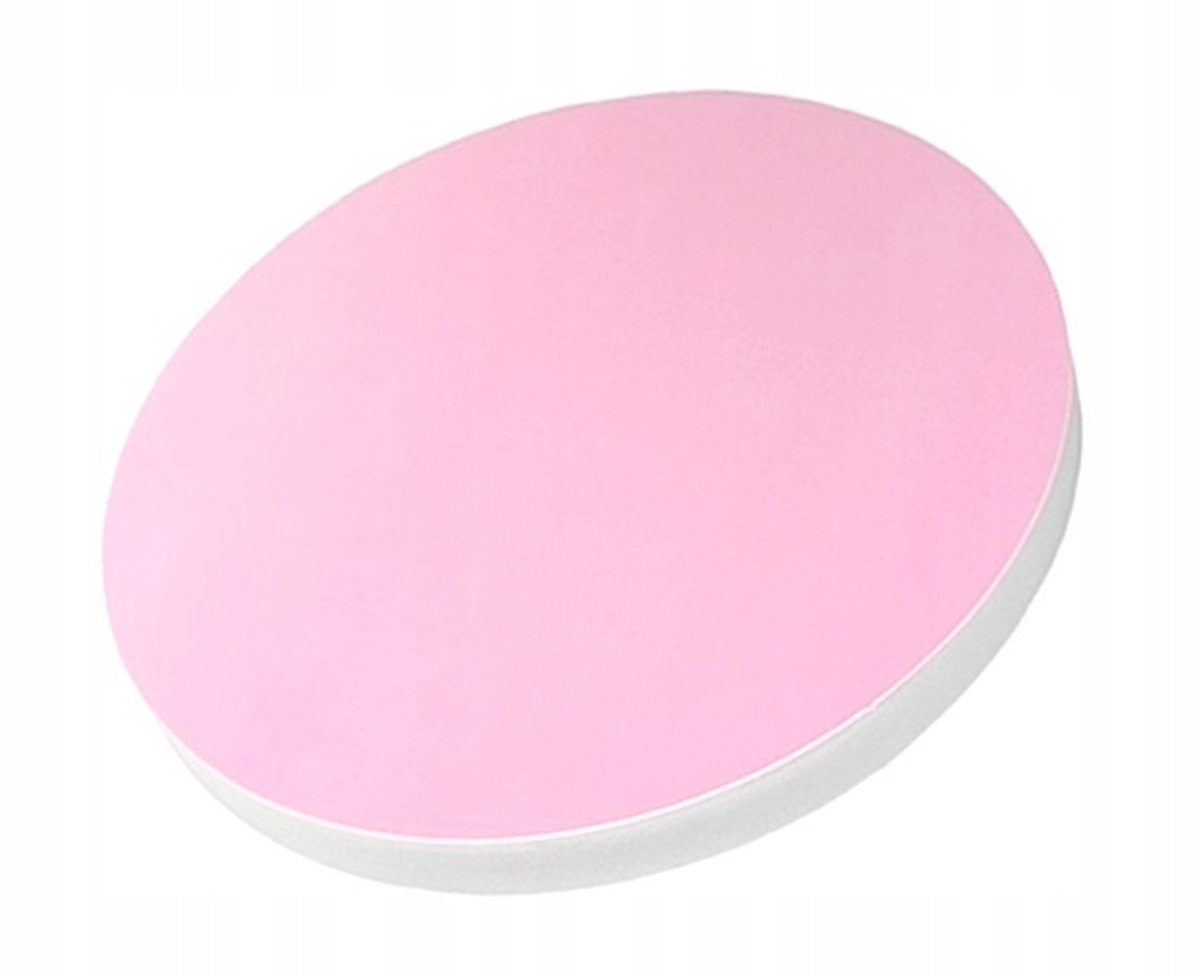 Styropor Taartonderlegger Rond Roze 28 cm Dik