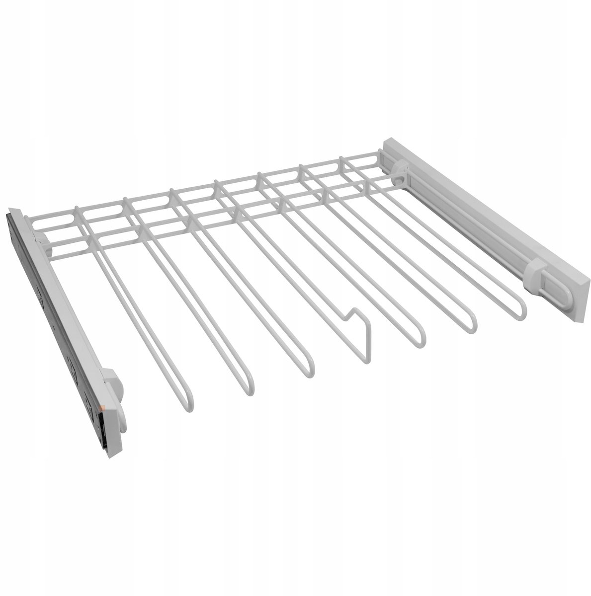 Uitschuifbare broekhanger voor kasten 70cm SMART GTV Wit
