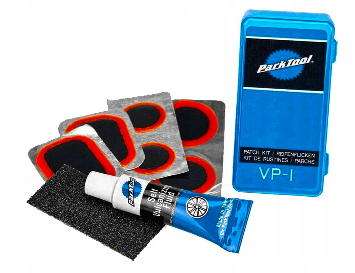Park Tool VP-1 Bandenplakset met Vulkanisatievloeistof