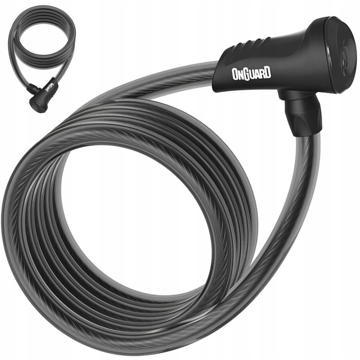 OnGuard Neon 8157BL Fiets Rits Kabel - 180cm Zwart