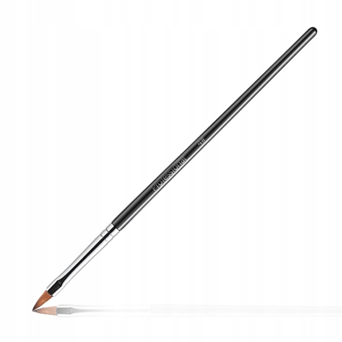 Premium Acryl Penseel Maat 4 - Zwart