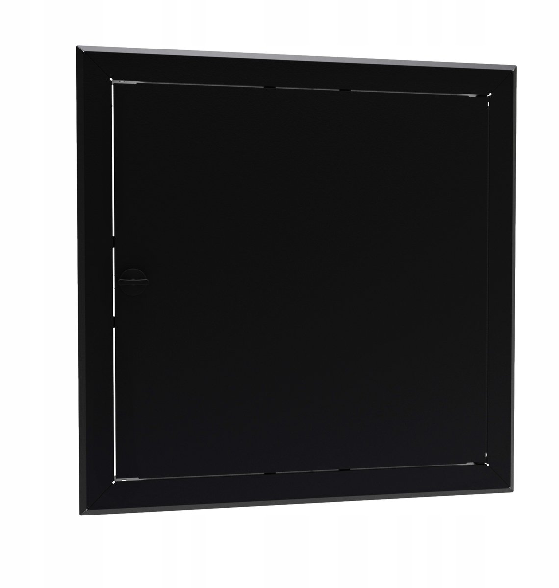 Metalen Inspectieluik Zwart 70x70cm met Knop - Robuust & Duurzaam