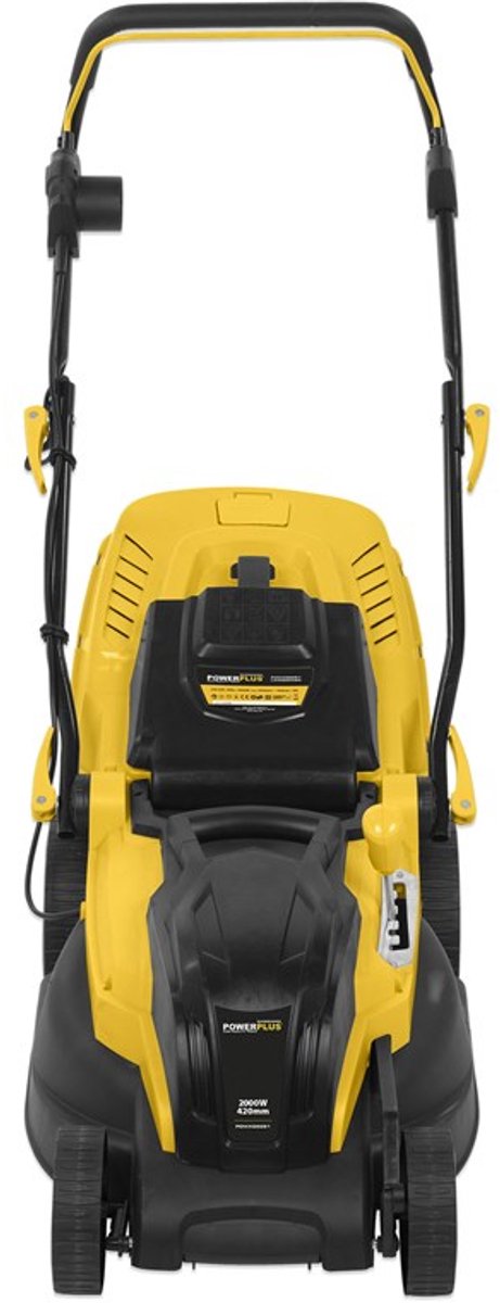 Powerplus Elektrische Grasmaaier POWXG6281 - 2000 W, 420 mm Ø grasmaaier met grasopvangbak, mulching en achteruitworp – foto 6