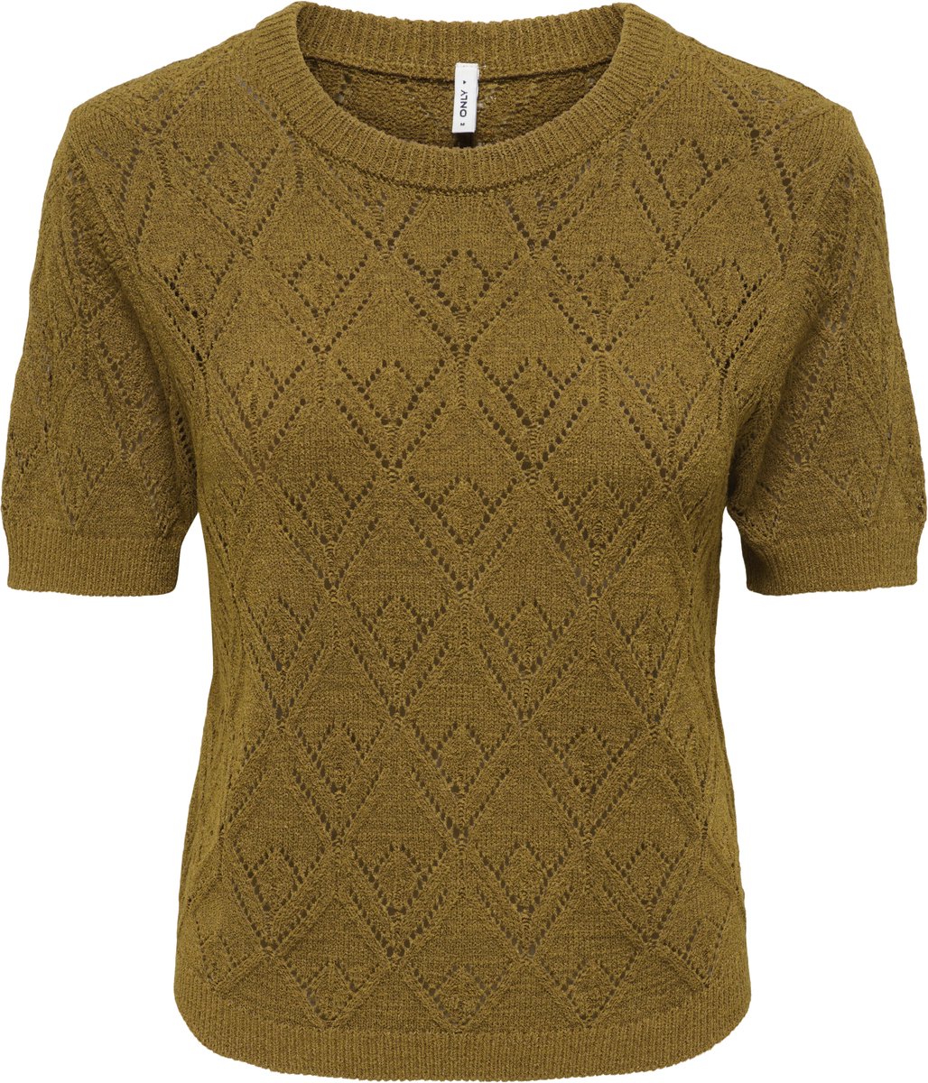 ONLY - ONLSUNNY S/S STRUCTURE PULLOVER KNT - Dames - T-shirts