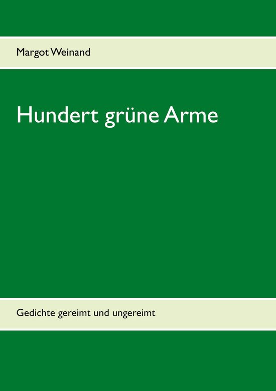 Hundert grüne Arme - cover