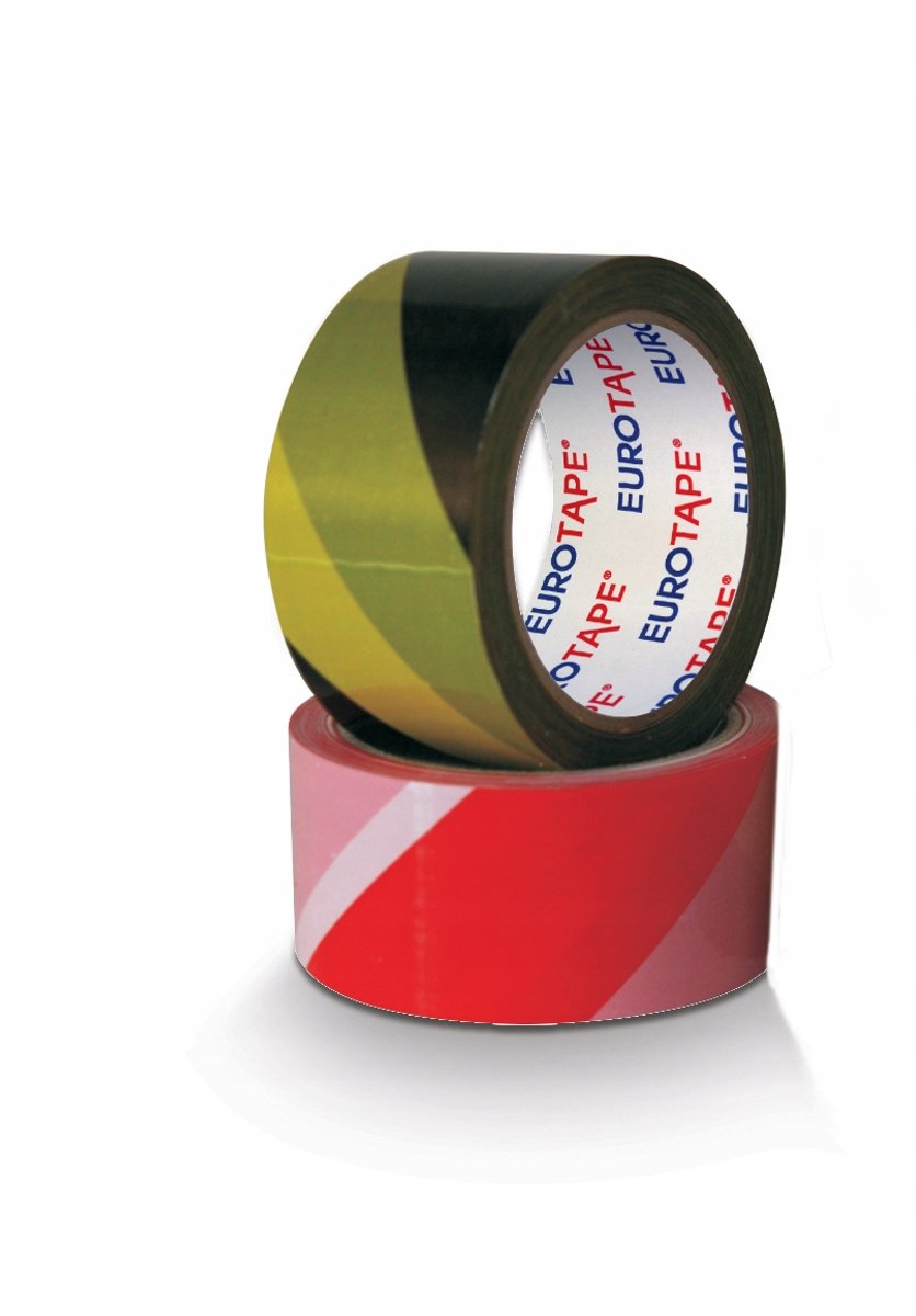 Waarschuwingstape Zwart/Geel 50mm x 33m - Duurzaam PVC