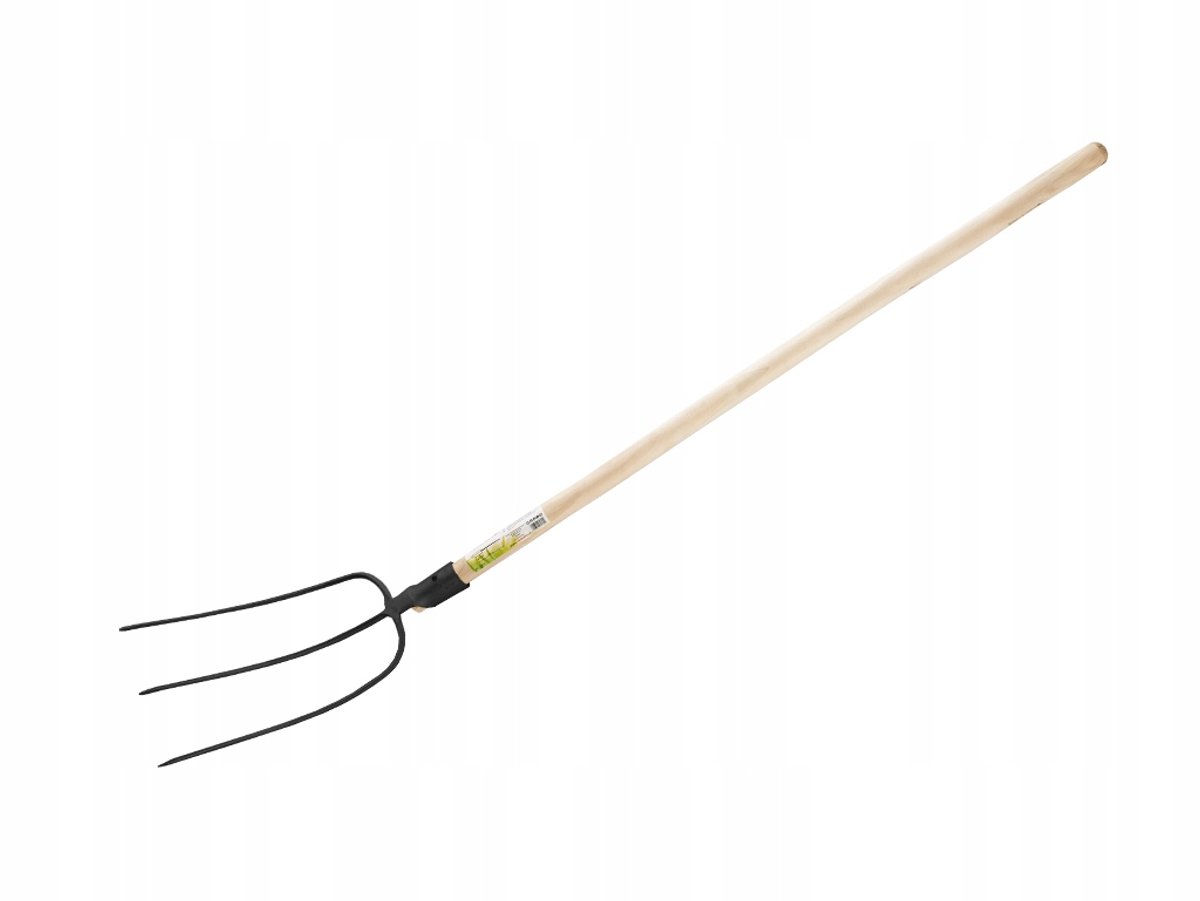 Verkatto 4-Tands Mestvork met Houten Steel