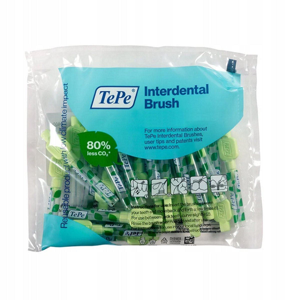 TePe Interdentale ragers Origineel Groen 0,8 mm - 25 st