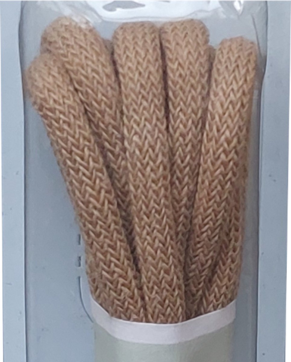 Gala Veter - Beige - Extra Dik Rond - Lengte 90 cm - Dikte 4,5 mm - Schoenveter