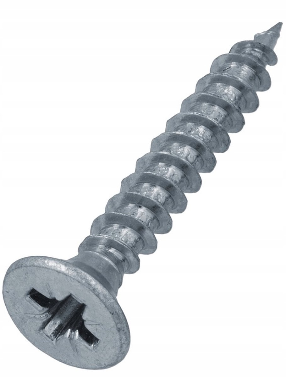 Verzinkte houtschroeven met verzonken kop, 4x20mm, 5kg