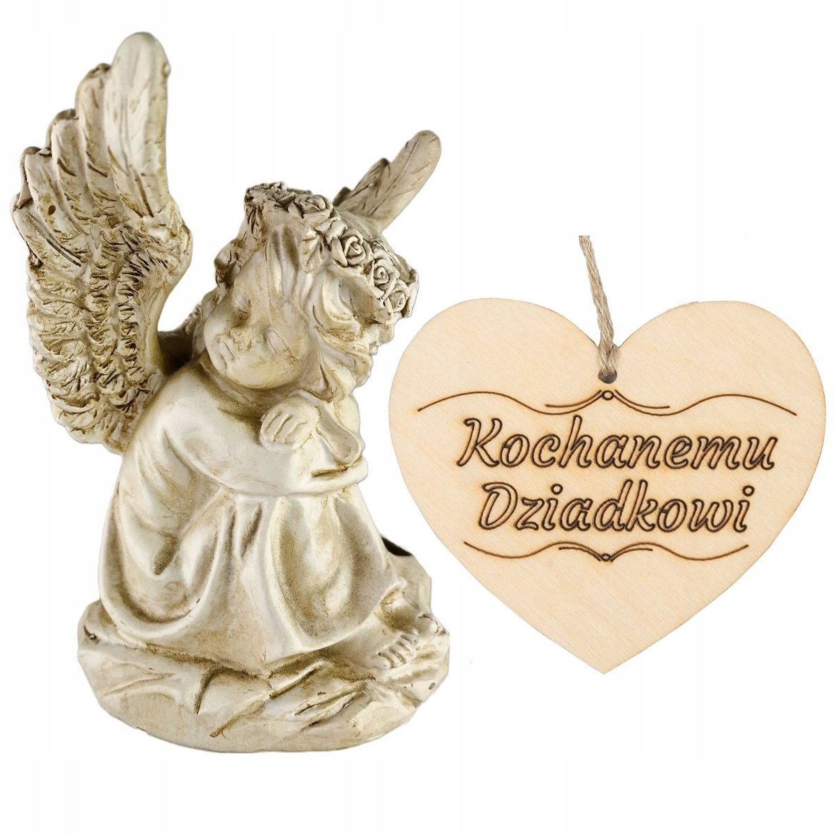 Zonne-engel graflicht met lichtgevende kroon, 16 cm