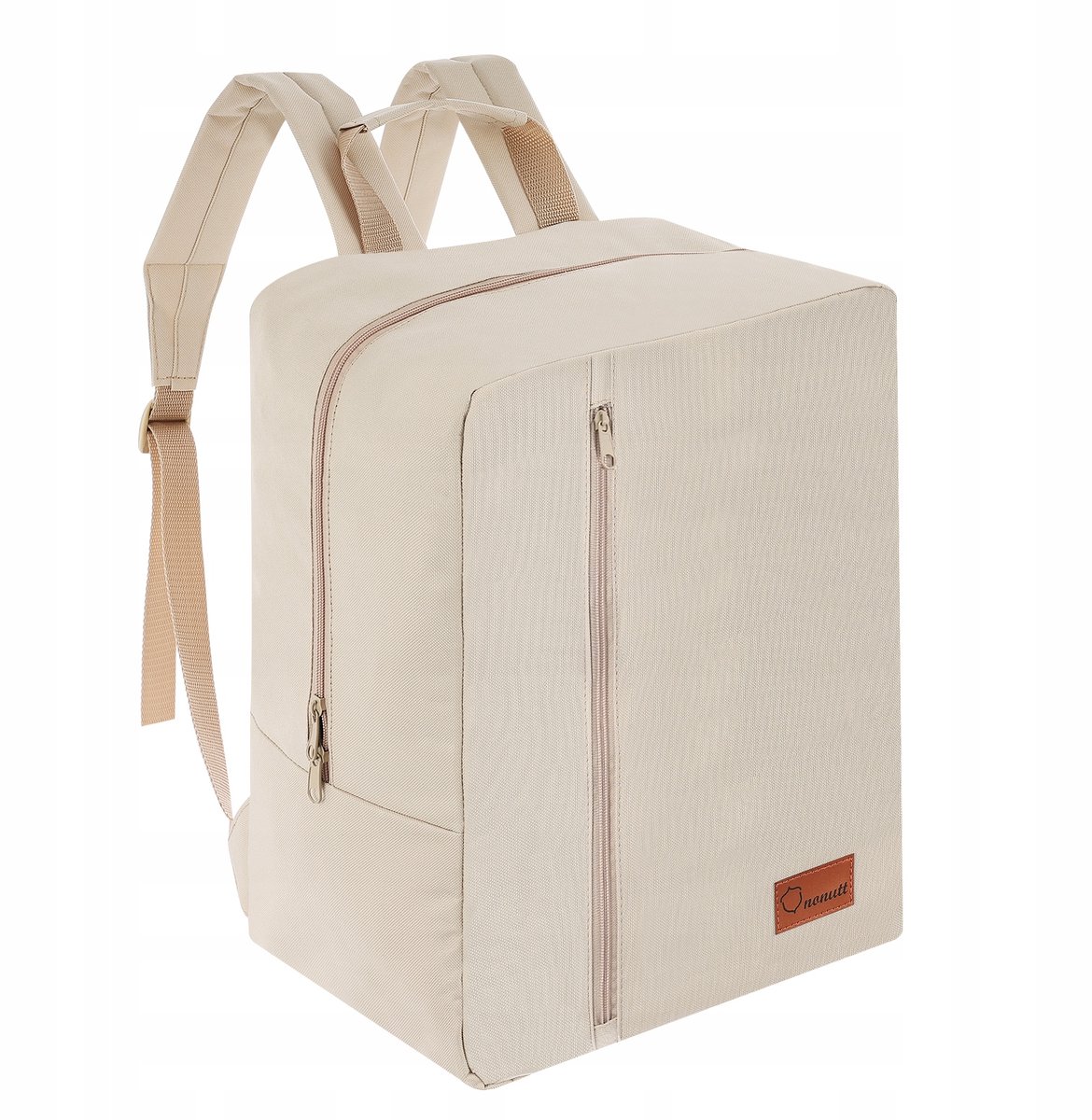 Reisrugzak handtas 40x30x20cm, beige, Wizz Air & Ryanair goedgekeurd