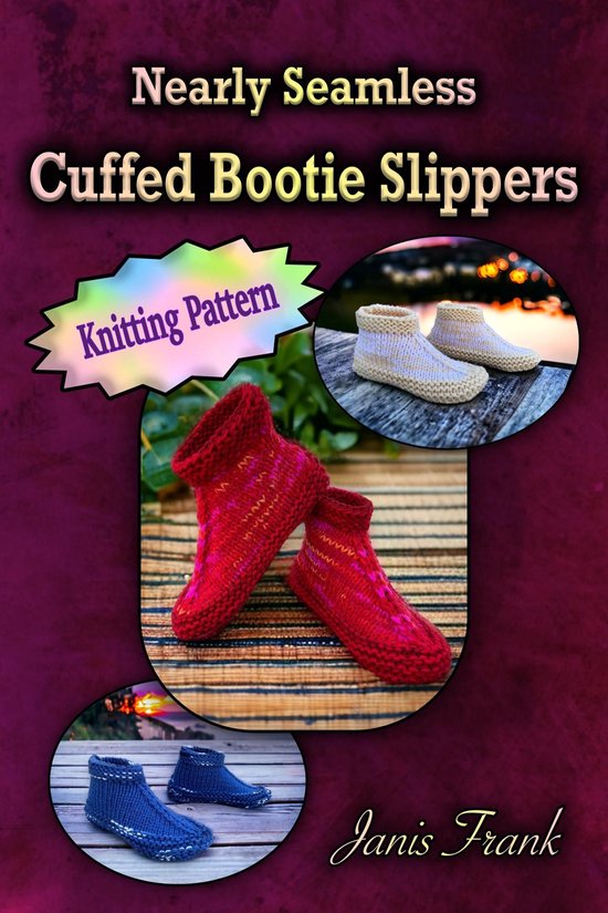 Nearly Seamless Cuffed Bootie Slippers for Adults - cover