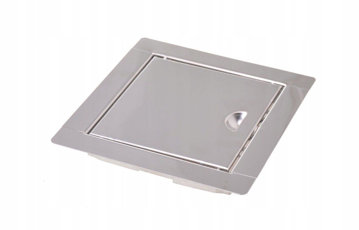 Roestvrijstalen Inspectieluik 40x40cm met Kliksluiting