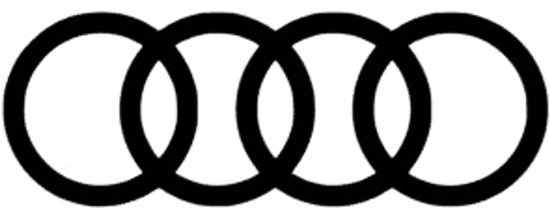 Autocollant pour étrier de frein Audi | 70 mm | Noir | ensemble | LE PLUS DOUX