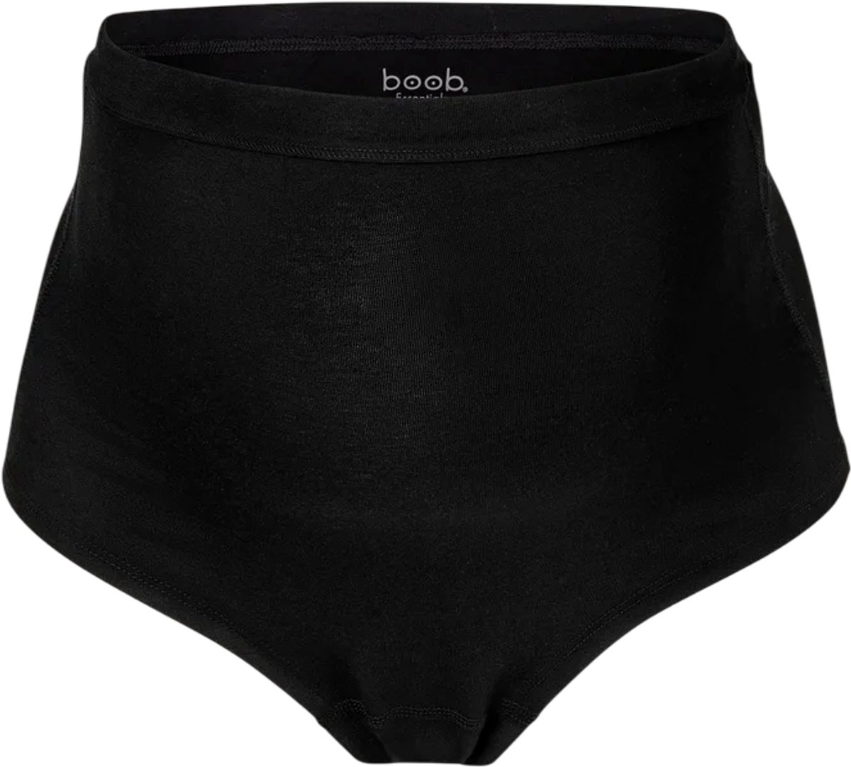 Boob Design - Essential Zwangerschapsslip - Met Hoge Taille – Biokatoen – Zwart – Maat M