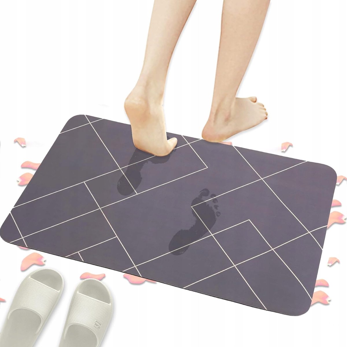 Antislip Badmat 50x80cm - Zacht & Absorberend