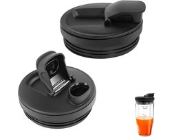 2 stuks - Vervangende deksels - compatibel met Ninja Blender - afsluitbare mondstukdoppen - compatibel met 18 oz, 24 oz, 32 oz Ninja-bekers