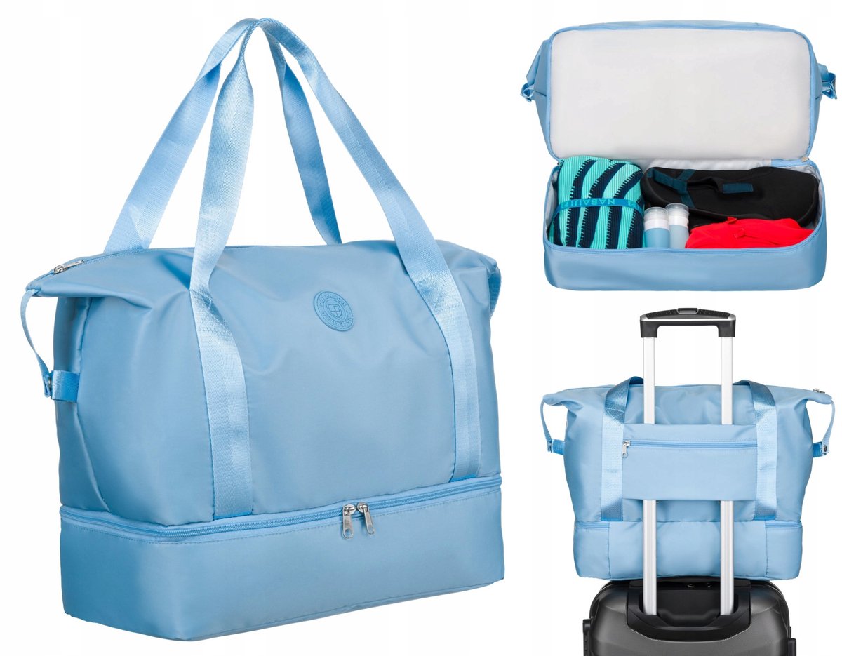 Peterson Reistas 40x30x20cm Handbagage Vlietuig Lichtgewicht Blauww