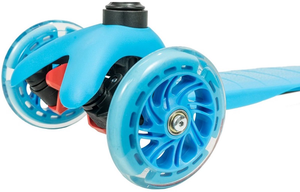 Yar Steppie - Kinderstep - Step 2-6 Jaar - 3 Lichtgevende Wielen - Jongens/Meisjes - Blauw — afbeelding 10