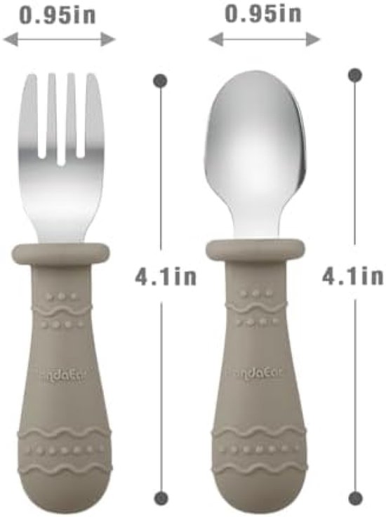 Zilverstad - Kinderbestekset 4-delig Natuurvriendjes RVS 18/10 - Kookcomfort Zilverstad - Kinderbestekset 4-delig Natuurvriendjes RVS 18/10 - Kookcomfort