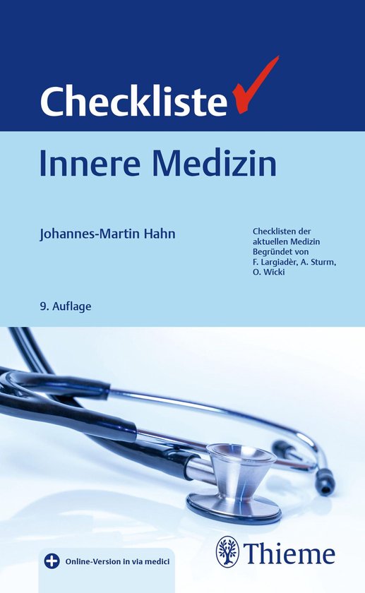 Checklisten Medizin - Checkliste Innere Medizin - cover