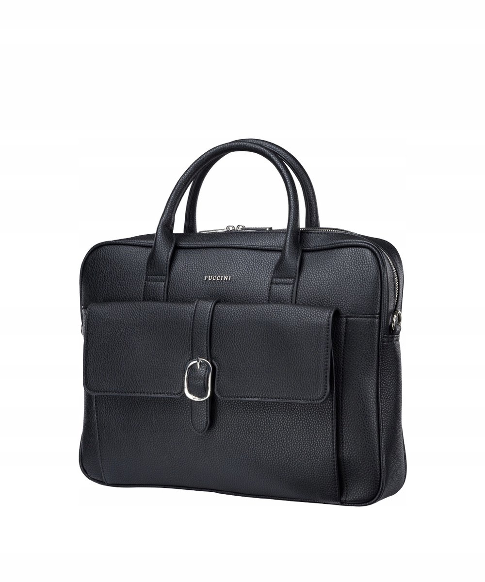 Puccini Heren Laptoptas Aktetas Zwart 14 inch PUCCINI BLXP0035