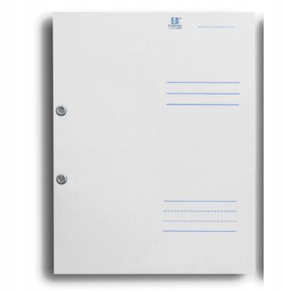 Barbara A4 papieren map 350g, Wit - 820117
