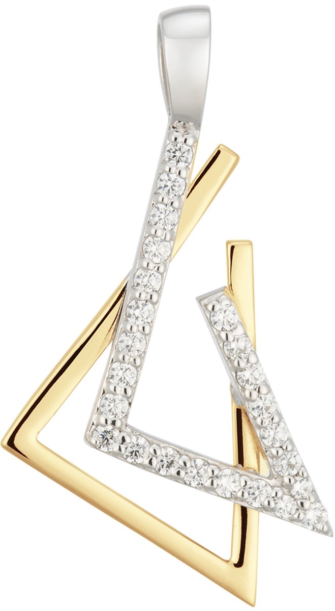 Glow 120.0809.00 Dames Hanger - Fantasie - Sieraad - Zilver - 925 Zilver - 11 mm breed - 22 mm lang