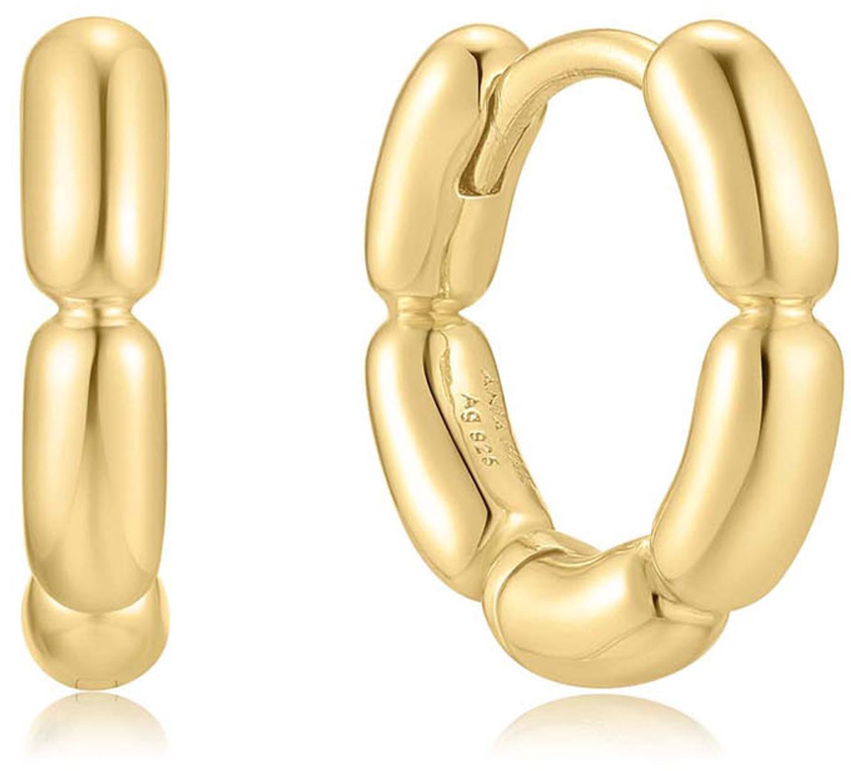 Ania Haie AH E069-02G Reimaginer Dames Oorbellen - Oorringen