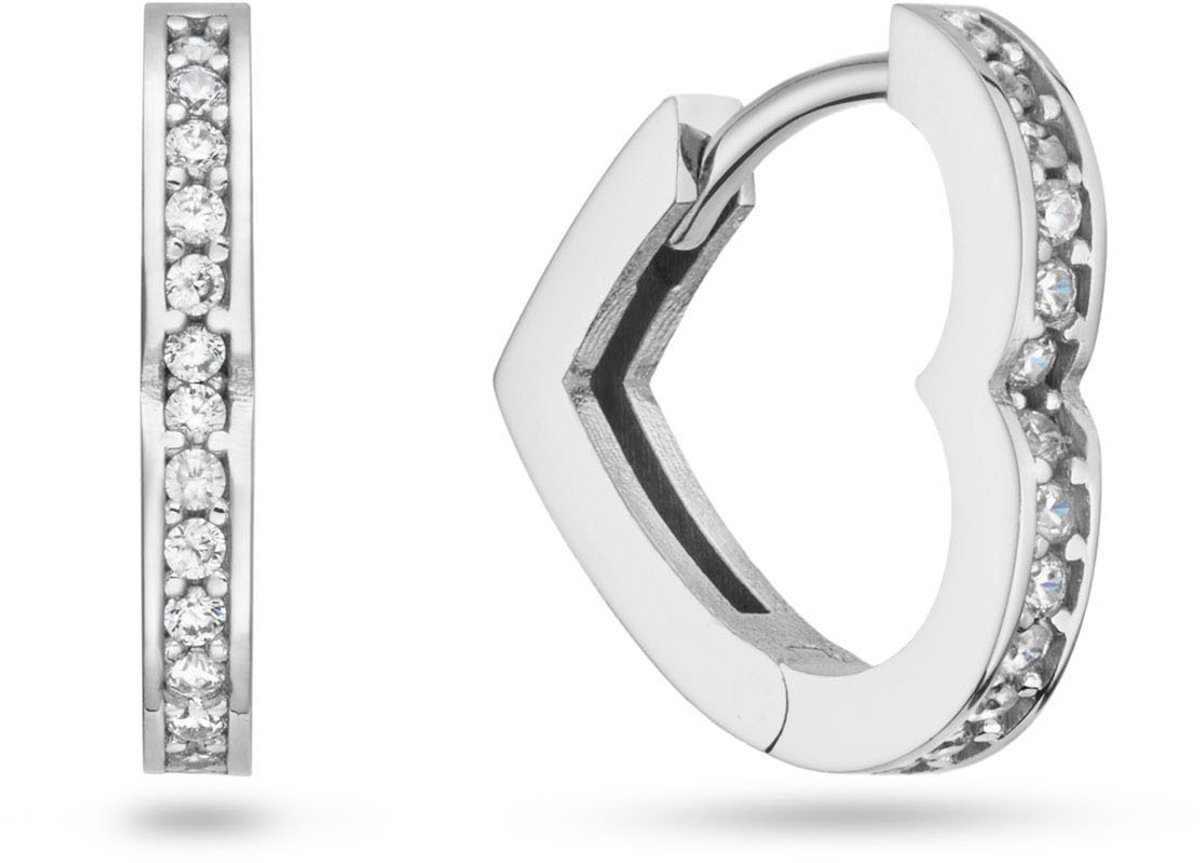 Klapoorringen Hart CZ M 925RD