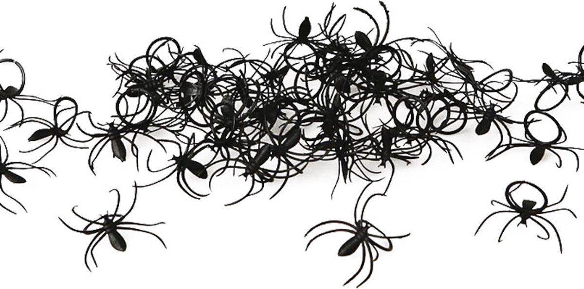 ATOSA - 50 Halloween spinnen ringen