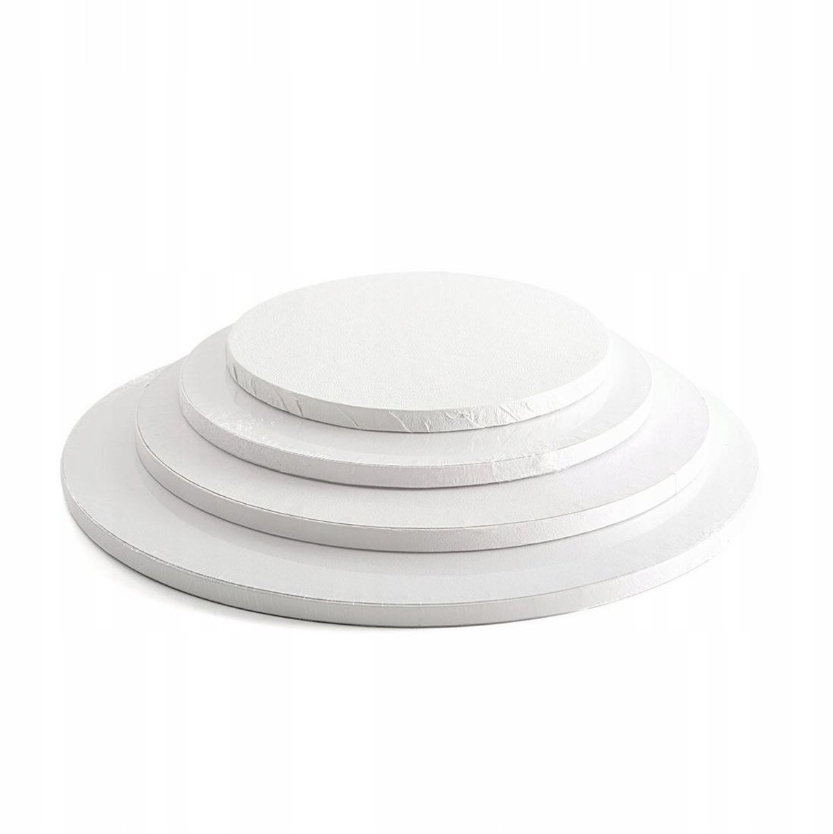 Ronde Taartonderzetter Wit Dik 25cm - Stevig & Elegant