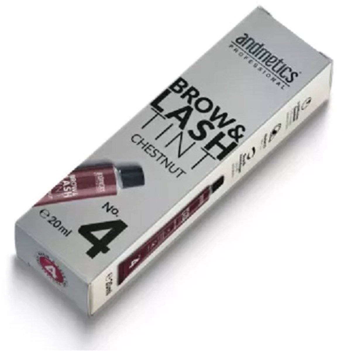 ANDMETICS - Brow & Lash Tint chestnut - Wenkbrauwverf & Wimperverf