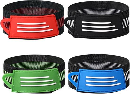 Lot de 3x2 Pièces CLASSEURS/PROTECTEURS DE PANTALON pour cyclisme, avec ÉLASTIQUE, Dimensions 3.5CMX30CM MIX ALÉATOIRE