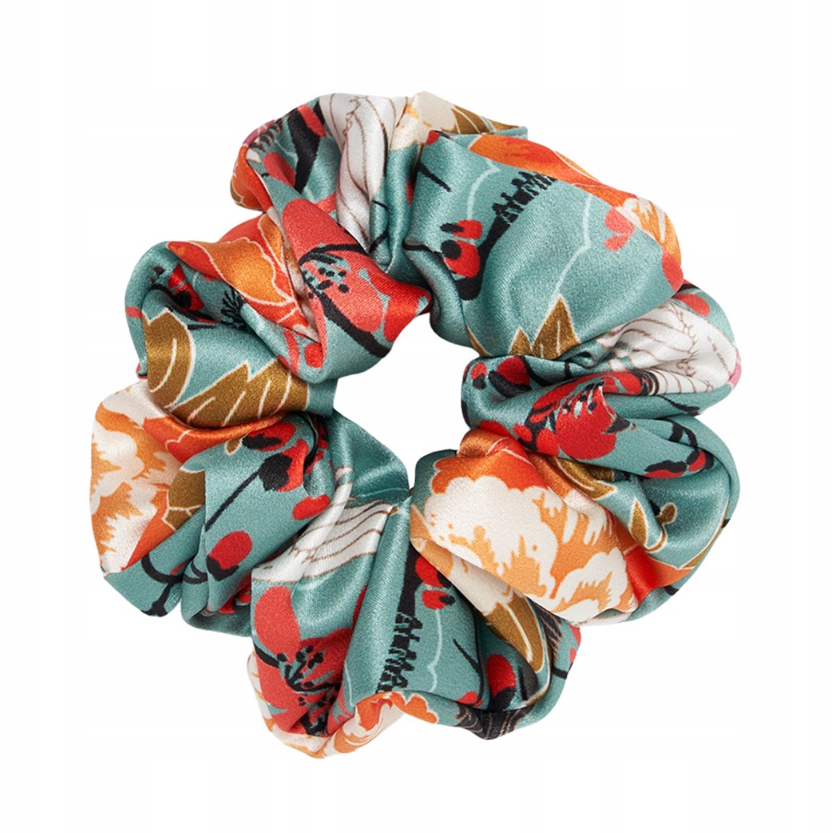 Zijden Scrunchie Haarband 'Tokio' - 100% Moerbeizijde