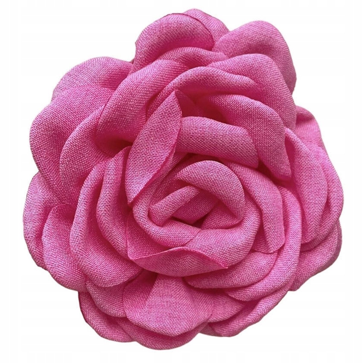 Grote roze bloem haarclip klassiek elegant