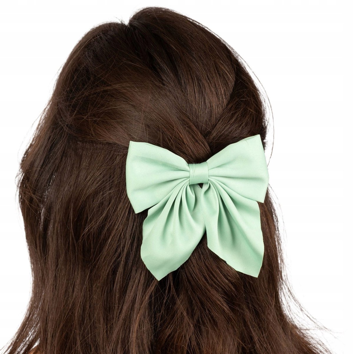 Chique Groene Strik Haarclip - Elegant modeaccessoire