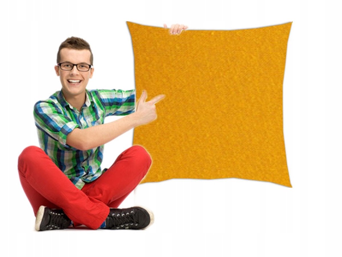 Jersey Kussensloop Geel 40x40 cm - Zacht en Duurzaam
