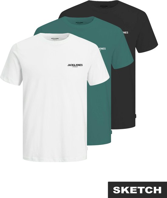 JACK&JONES PREMIUM - JPRBLAOSCAR SS TEE FST 3PK MP T-shirt pour homme