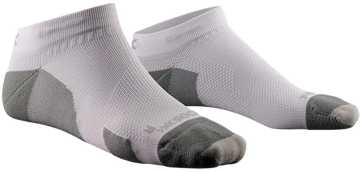 X-Socks Run Discover Low Cut Hardloopsokken Arctic /Parelgrijs 42-44 Wit